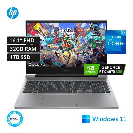 HP OMEN 16-ae0001nr – 16.1″ Gaming Laptop – Intel Core i7-14700HX, RTX 4070 8GB, 32GB DDR5, 1TB SSD, 165Hz Display, Windows 11 Home (2024 Model)