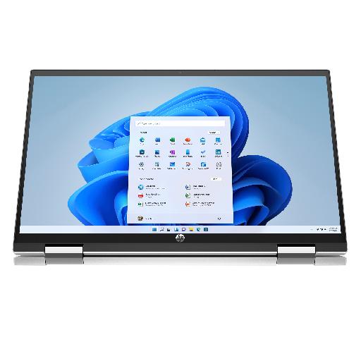 HP Pavilion 15-er1047nr X360 – 15.6″ FHD Touchscreen Convertible Laptop – Intel Core i5-1235U, 16GB DDR4 RAM, 512GB SSD, Backlit Keyboard, Fingerprint Reader, Windows 11 Home (Natural Silver)