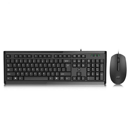 HP Wireless KM10 Keyboard and Mouse Combo – 2.4GHz Wireless Keyboard & USB Optical Mouse Set