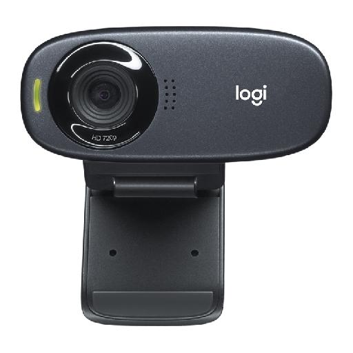 Logitech C310 HD Webcam – 720p Widescreen Video Calling with Light Correction & Noise-Reducing Mic, USB Plug & Play for PC/Mac/Laptop