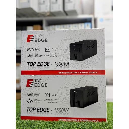 TOP EDGE 1500VA Uninterruptible Power Supply (UPS) with Automatic Voltage Regulator – Reliable Backup Power for Home & Office
