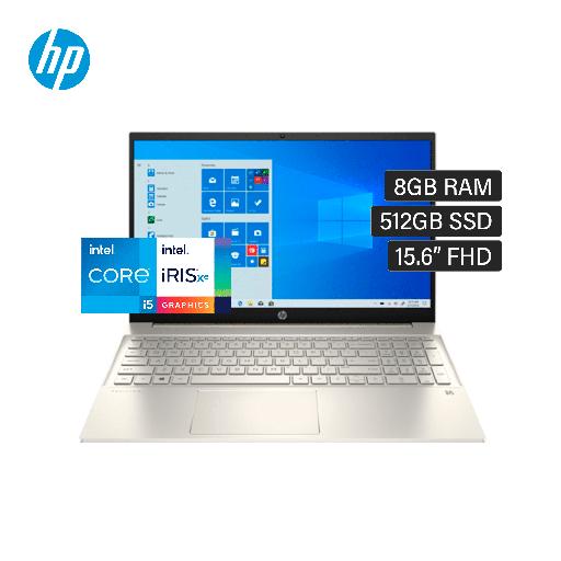 HP Pavilion 15″ Touchscreen Laptop (15-eg0050wm, 2021) – Intel Core i5-1135G7, 8GB RAM, 512GB SSD, Iris Xe Graphics, Windows 11, Lunar Gold
