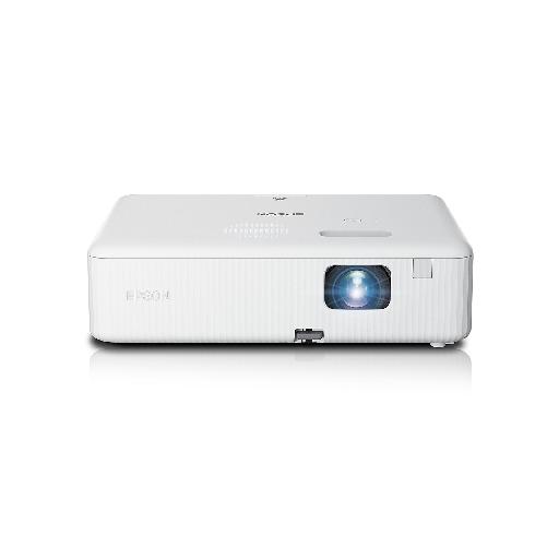 Epson EpiqVision Flex CO-W01 Portable Projector – WXGA, 3LCD Technology, 3,000 Lumens, HDMI, Up to 320″ Display