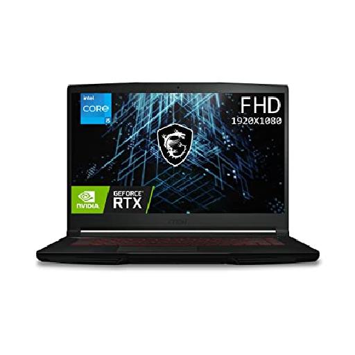 MSI GF63 Thin 11SC-693 (2021) – 15.6″ FHD Gaming Laptop, Intel Core i5-11400H, GTX 1650, 16GB RAM, 256GB SSD + 1TB HDD, Windows 11