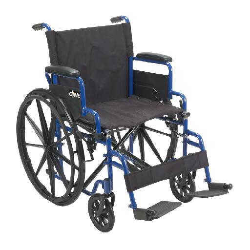 McSarpong - WC-J2019 Manual Wheelchair | 18" Seat Width | 1-Year Warranty