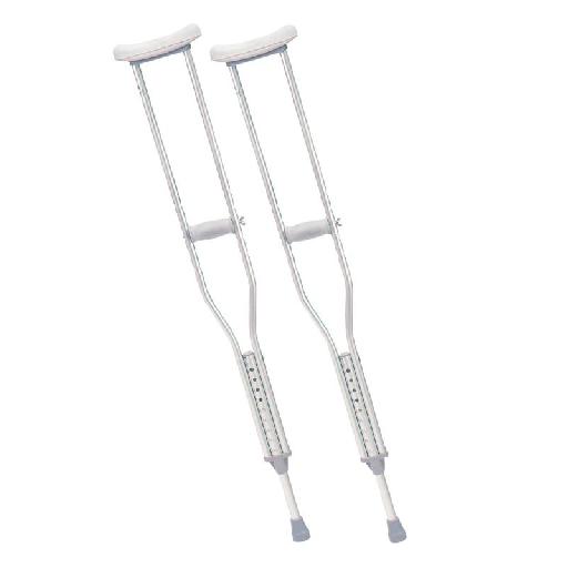McSarpong - Adjustable Armpit Crutches | Lightweight Aluminum | Ergonomic TPR Grips