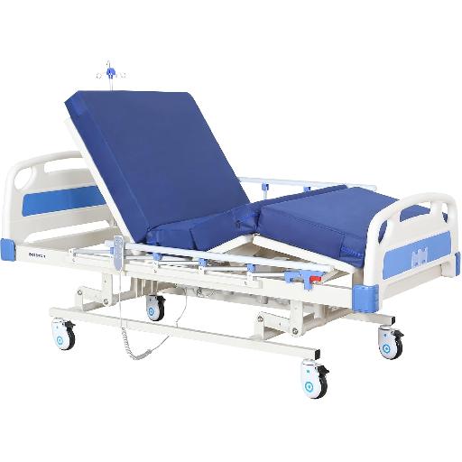 McSarpong – Hydraulic Patient Bed with 3 Functions AG-BMY002B | Adjustable Bed with Pedal Control and ABS Panels
