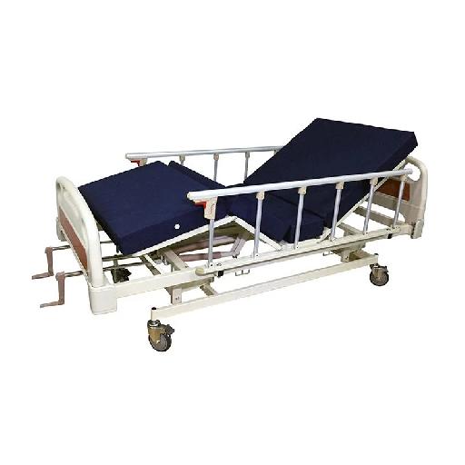 McSarpong – Two Functions Manual Hospital Bed AG-BYS107 | Durable Steel Bed with Crank Control and Foldable Dining Board