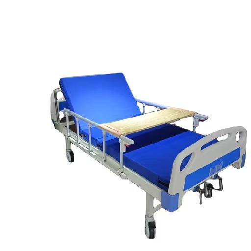 McSarpong – Two Functions Manual Hospital Bed With 6-crank Al-alloy Handrails AG-BMS101B | Durable Manual Bed for Patient Comfort and Support