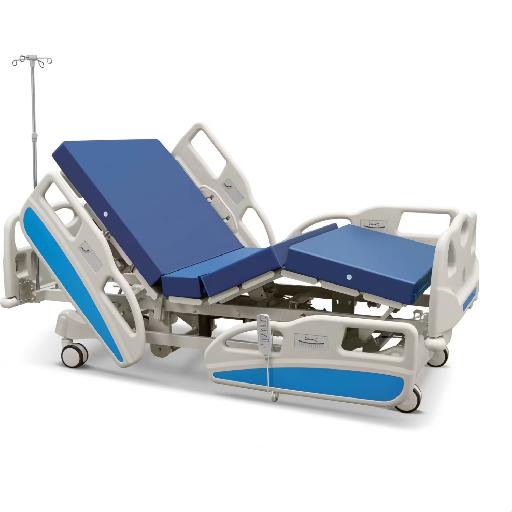 McSarpong – 5-Function Manual Patient Bed with 4 ABS Handrails AG-BMS001C | Adjustable Medical Bed for Patient Comfort and Mobility