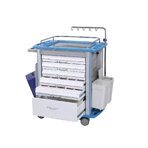 McSarpong – ABS Medical Emergency Trolley | Durable, Functional Design for Fast-Paced Medical Environments
