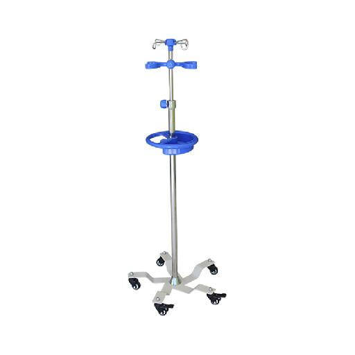 McSarpong – Cast Steel Base Infusion Stand | Stable, Adjustable IV Support for Clinical Excellence