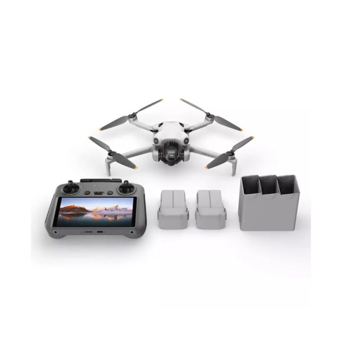 DJI Mini 4 Pro – Fly More Combo Plus+ 4K Drone with HDR Camera, Remote Controller, and 45-Min Flight Time