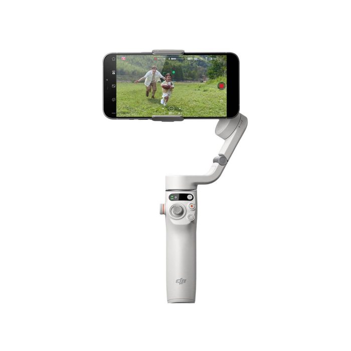 DJI Osmo Mobile 6 Gimbal Stabilizer for Smartphones – Platinum Gray, 3-Axis Stabilization, Portable & Foldable