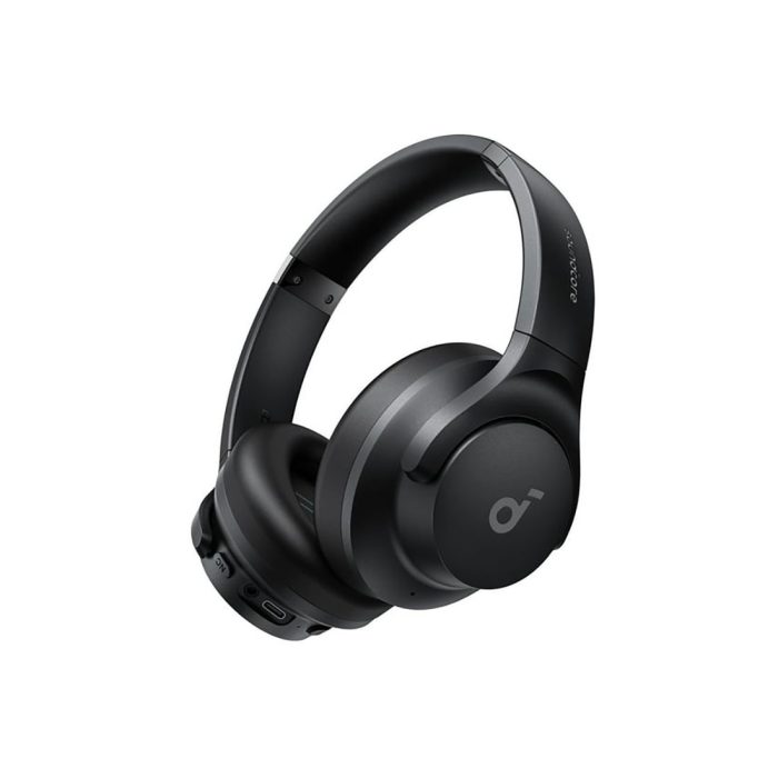 Soundcore by Anker Q20i Hybrid Active Noise Cancelling Wireless Headphones – Black – Over-Ear Bluetooth Headphones with 40-Hour Battery Life