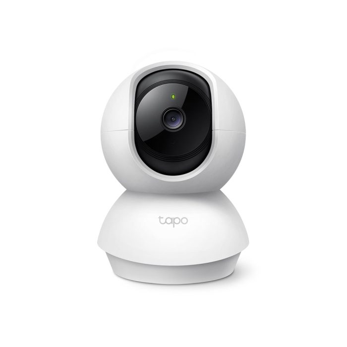 TP-Link Tapo C220 Pan/Tilt AI Wi-Fi Security Camera – 2K QHD, Night Vision, Motion Tracking, Two-Way Audio – White