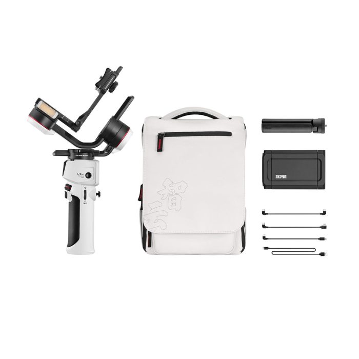 Zhiyun Crane M3S Combo Handheld 3-Axis Camera Gimbal Stabilizer – White
