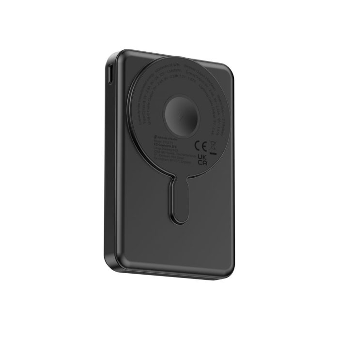 Urban Vitamin Delano 5-in-1 Fast Charge MagSafe & Power Bank – Black | 10,000mAh, iWatch + Lightning + USB-C, 20W PD