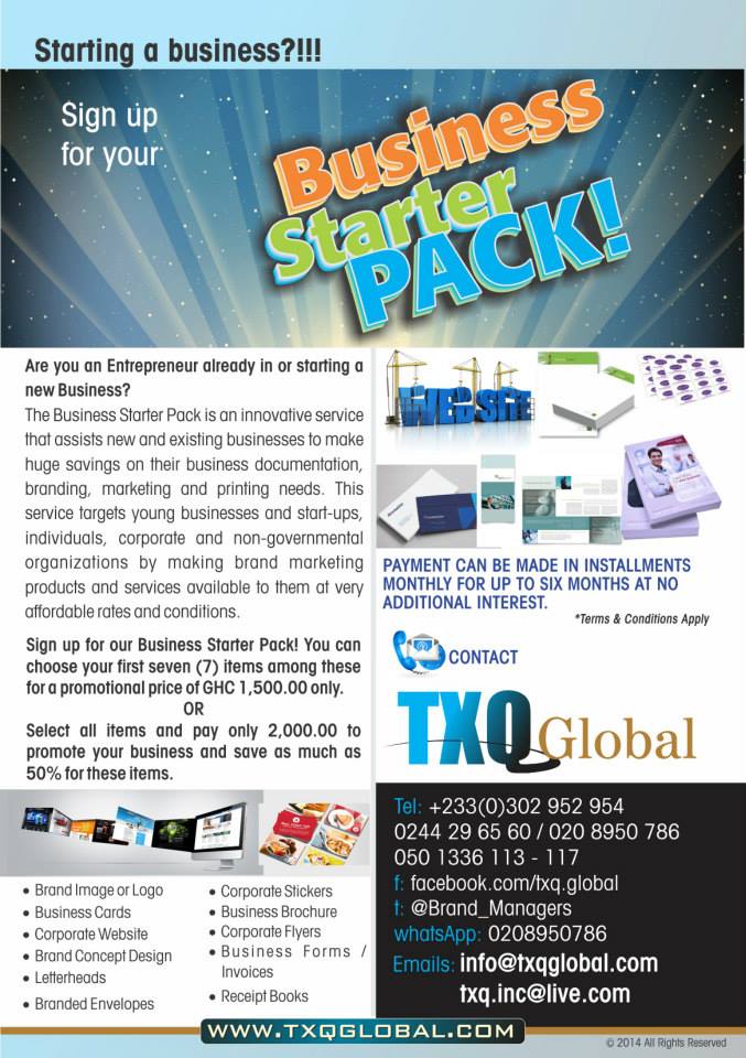 TXQ Global | Business Starter Pack Branding Solutions