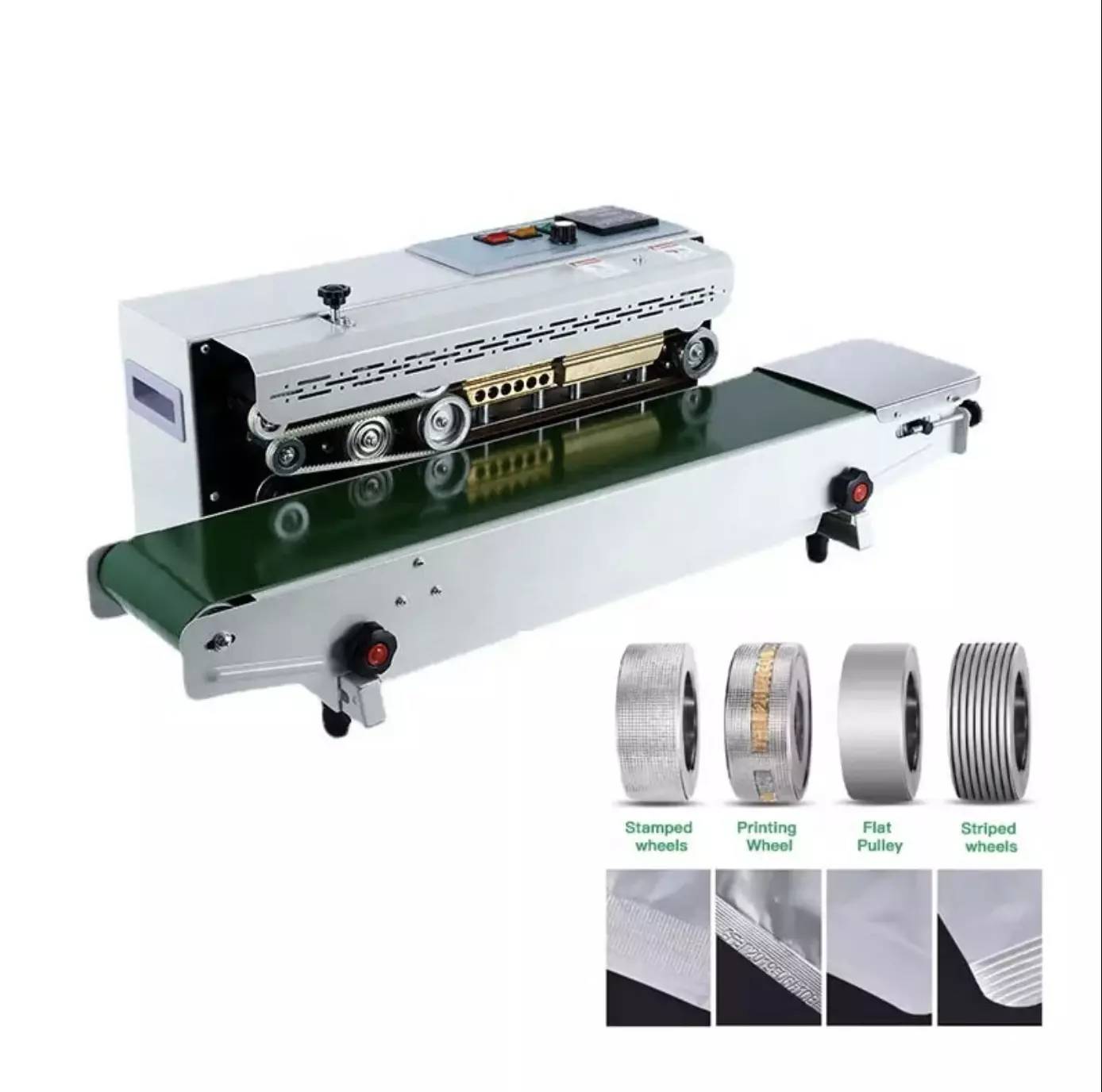 Continuous Band Sealer FR900/770 – Portable Automatic Heat Sealing Machine for Plastic Bags