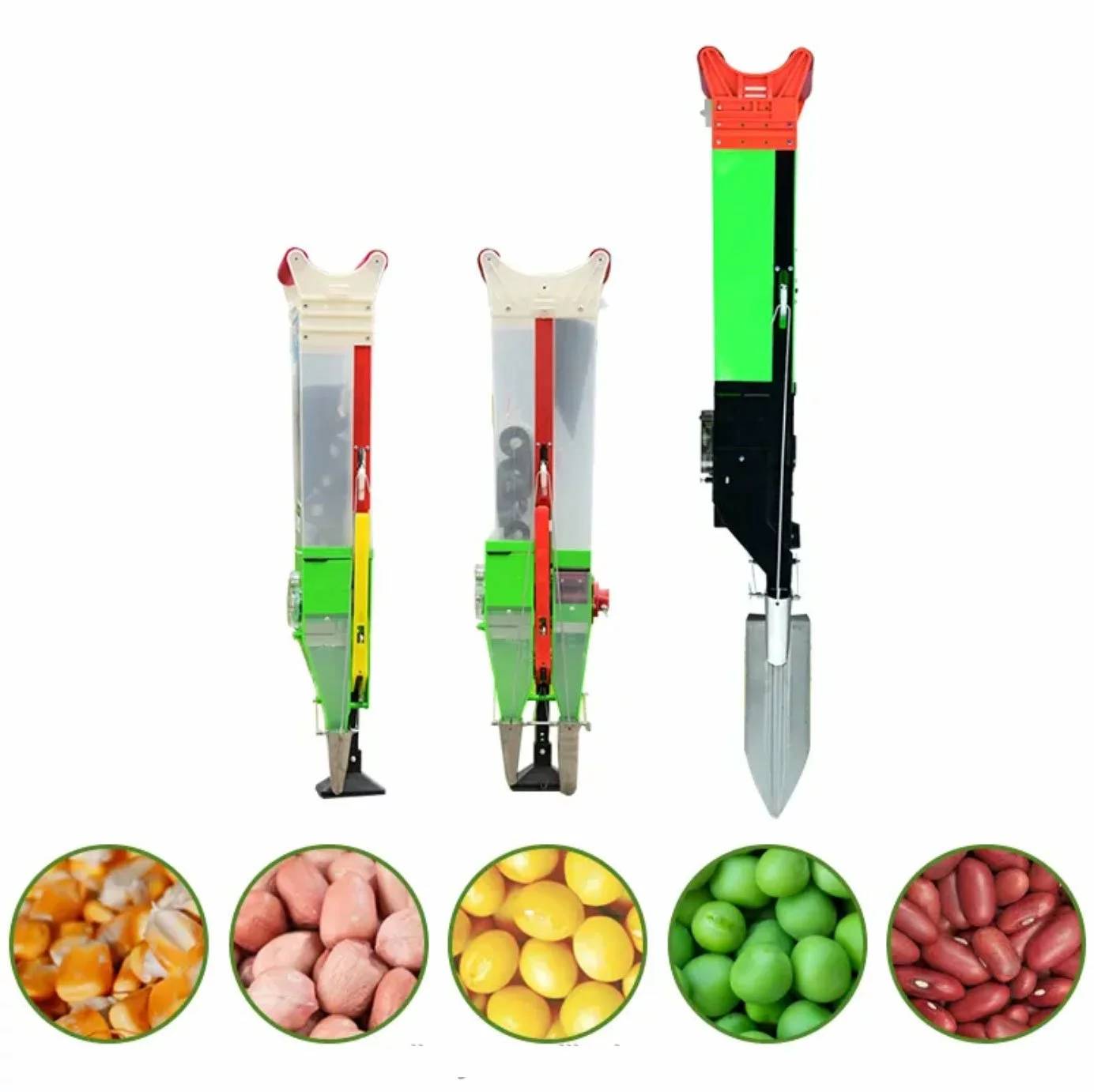 Manual Seeder Planter With Fertiliser for Sowing Seeds (Peanuts, Corn, Soybeans, Vegetables)