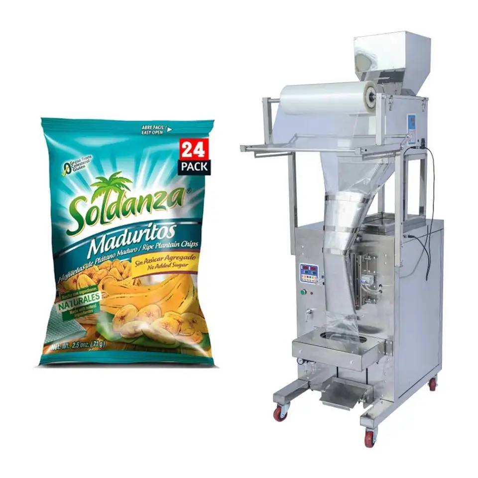 Packaging Machine, Food Packaging, Spices, Plantain Chips Sachet Seal Machine, Sugar Filling Packing Machine