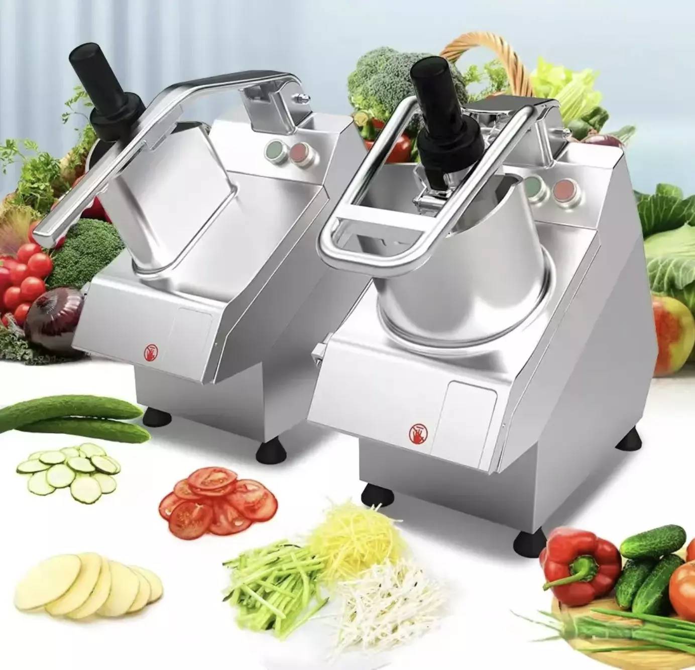 Commercial Vegetable Cutter Potato Slicing Machine – Fruit and Vegetable Cutting Machinery (200–300kg/h)