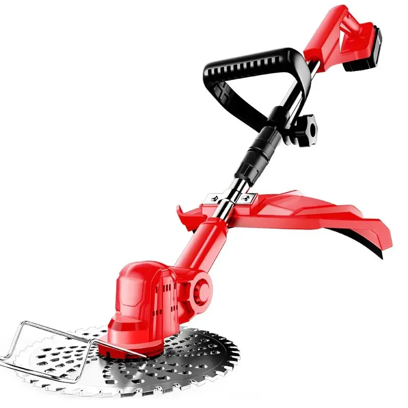 Electric Trimmer Brush Cutter 21V Lithium Battery Cordless Grass & Bush Cutter