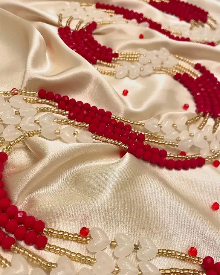 Elegant Adjustable Waist Beads (Crystal, Glass & Clay)