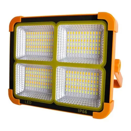 100W Solar LED Flood Light with Built-in Power Bank