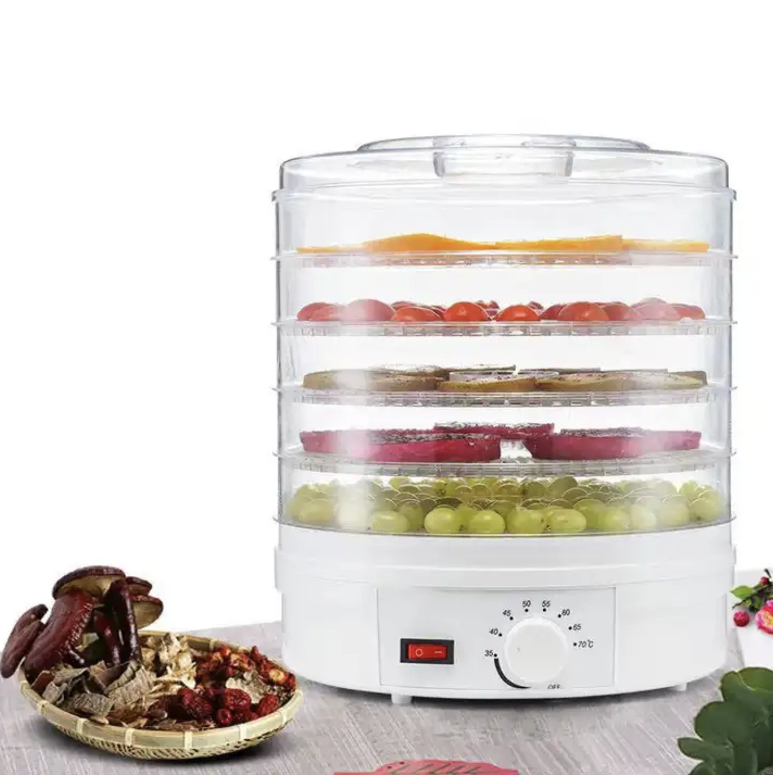 5-Tray Electric Food Dehydrator for Home Use