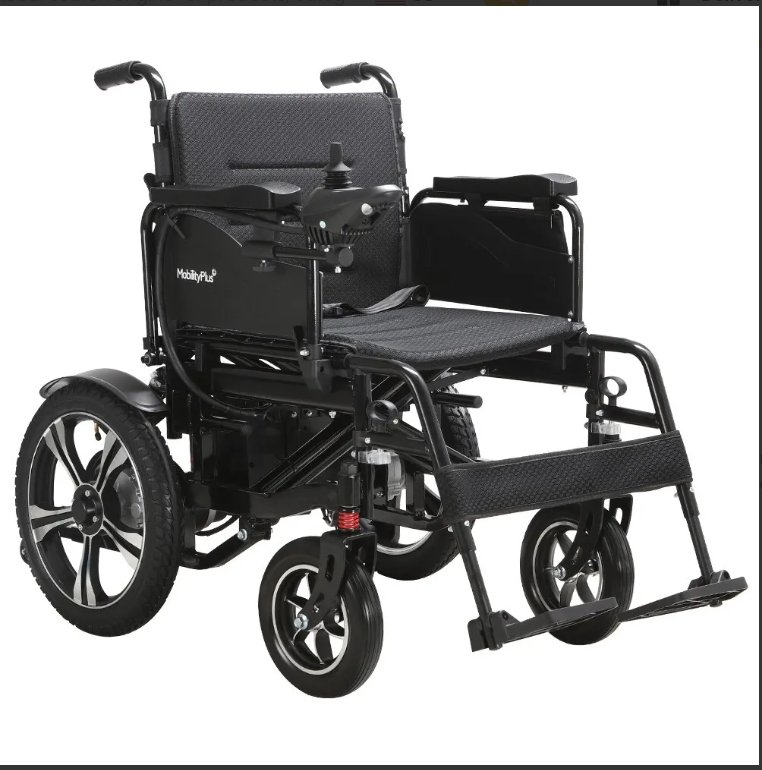 Standard Foldable Electric Wheelchair with Adjustable Arms