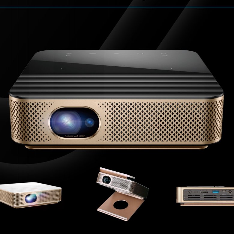 Bluetooth Mini DLP Projector P8i – Android 9, 1080P 350 ANSI Lumens, 100" Screen, Accra