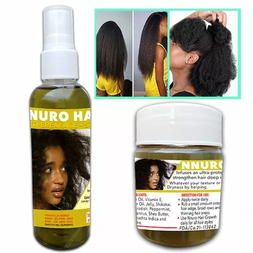 Nnuro Hair Growth Treatment Duo (Oil & Cream)