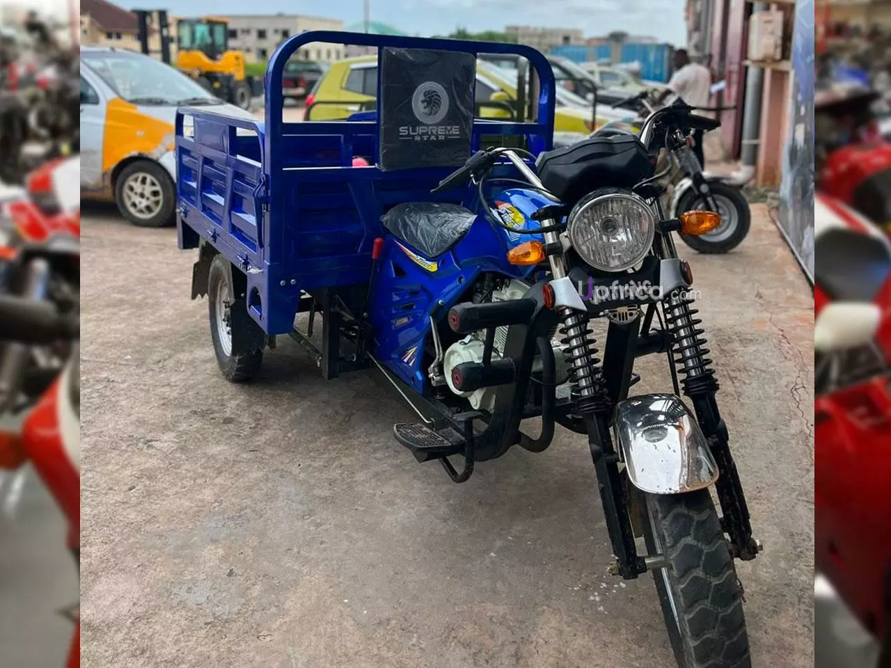 Supreme Star 200cc Cargo Tricycle Aboboyaa – 150kg Load, 4-Stroke, Blue, Accra
