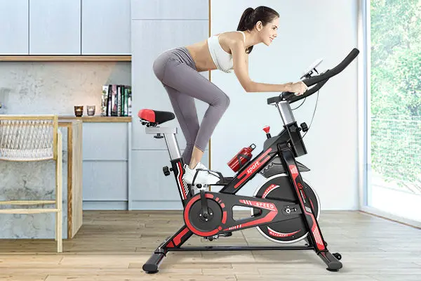 150kg Pro Cardio Spin Bike – 6kg Flywheel, Multi-Grip Bars, LCD Heart Rate, Silent