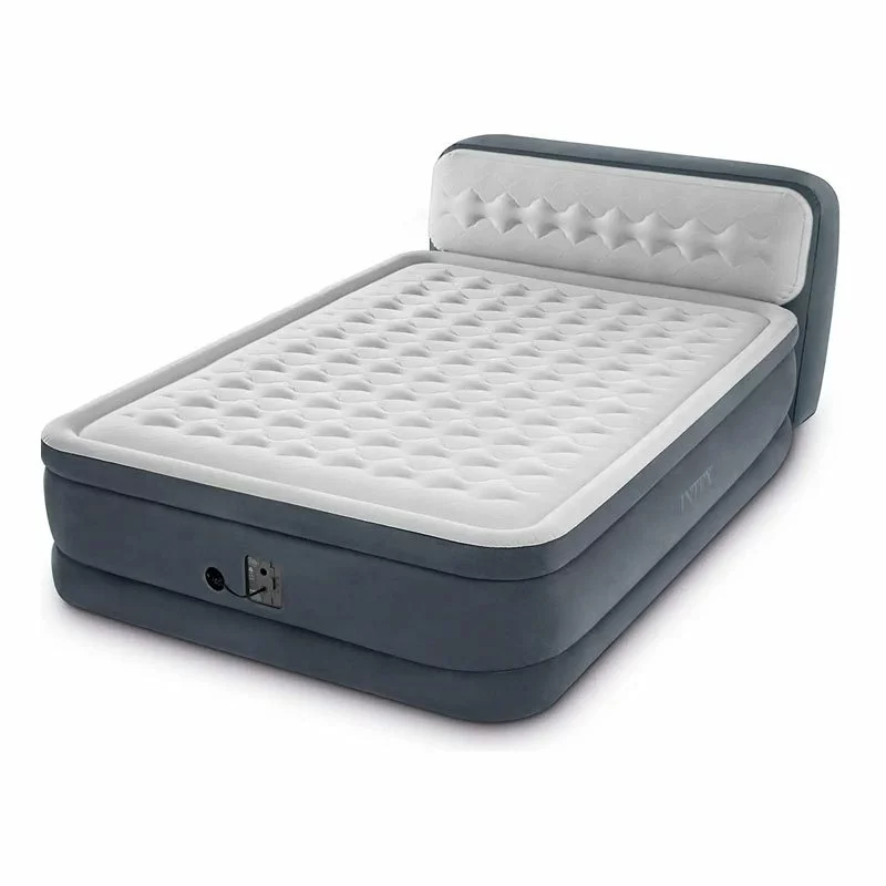 Queen Air Bed with Built-In Pump – 236x152x46-80cm, 40 Coils, 295kg, Accra