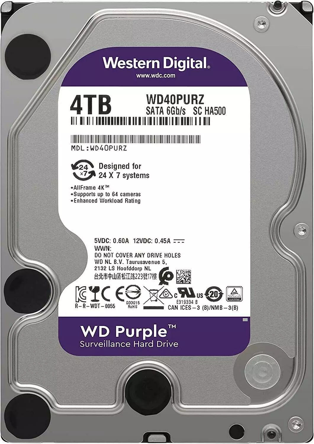 4TB Surveillance Hard Drive