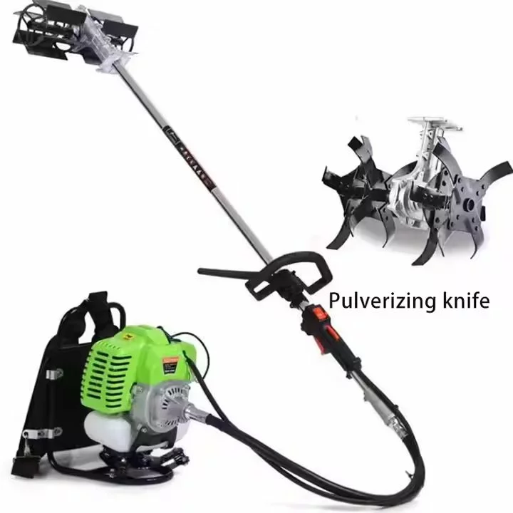 Farm Cultivator Multifunctional Lawn Mower Gasoline Backpack Grass Brush Cutter