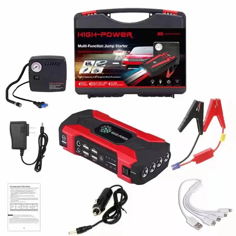 3-in-1 Car Jump Starter, Power Bank & Tyre Inflator (89800mAh)