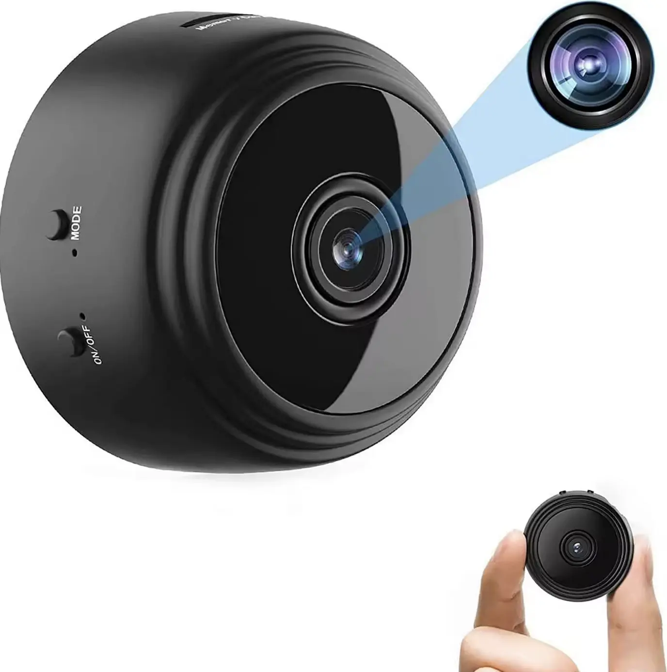 A9 Mini WiFi 1080P IP Camera – Magnetic, 240mAh Battery, Night Vision, Accra
