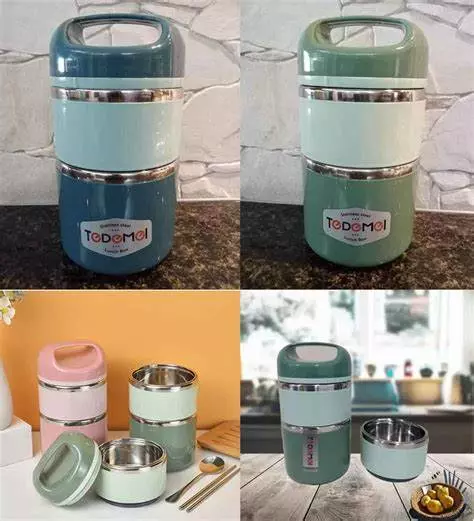 Lunch Box Two Layers Tedemei