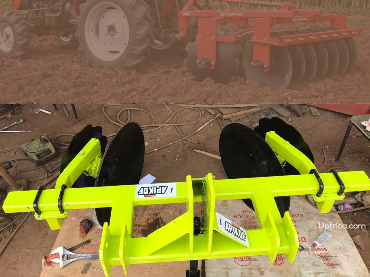 Heavy-Duty Disc Ridger & Cultivator for 55-70HP Tractors