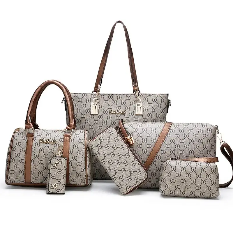 Tote Bag Set for Women 6 Pieces
