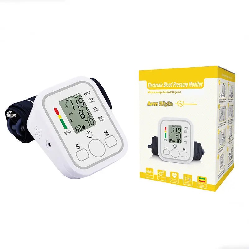 Digital Arm Blood Pressure Monitor Sphygmomanometer