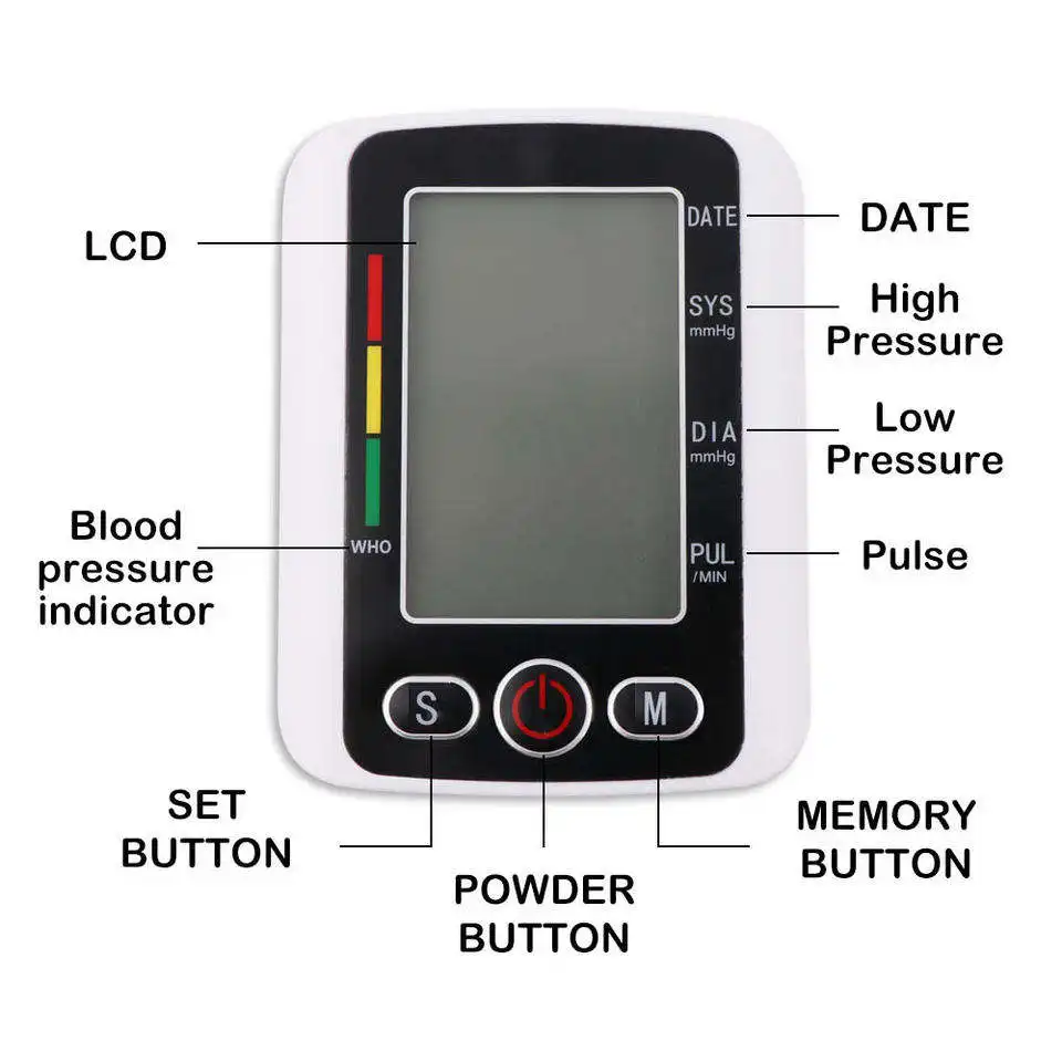 BP Machine with Voice Function Digital Arm Monitor