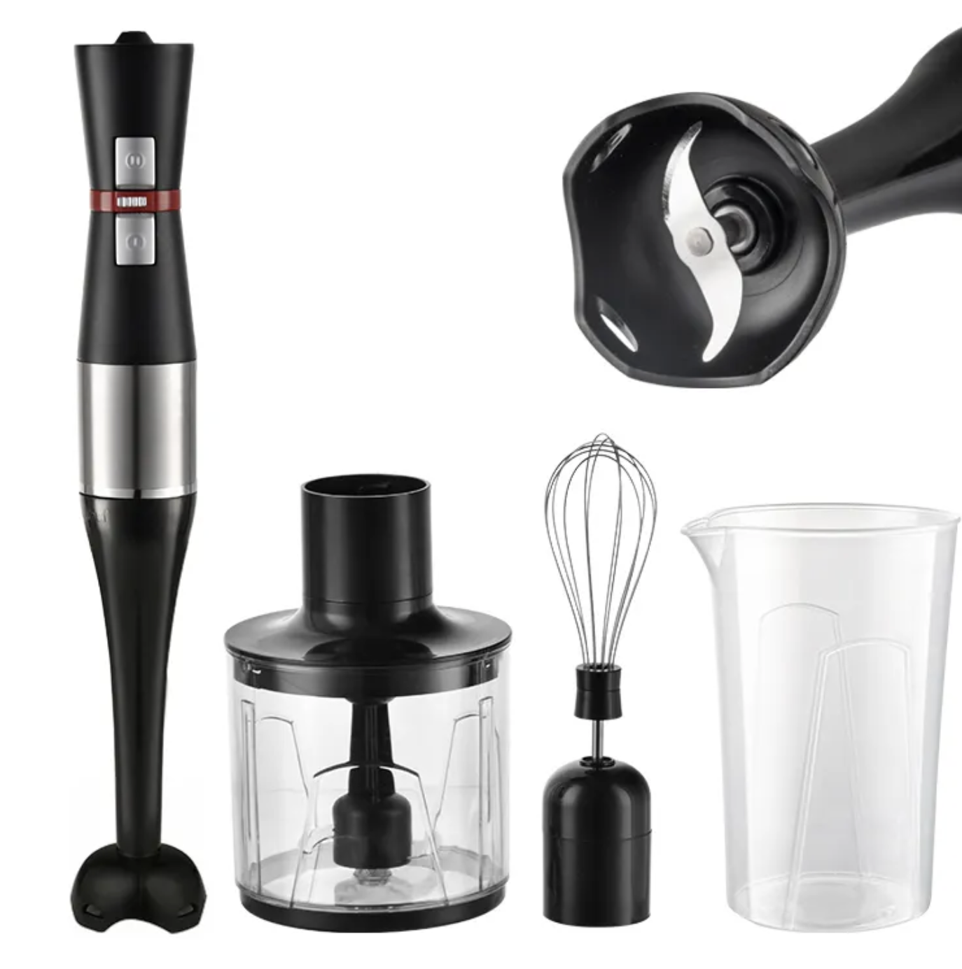 300W Stainless Hand Stick Blender – 2-Speed, Child Lock, ABS+SS, Accra