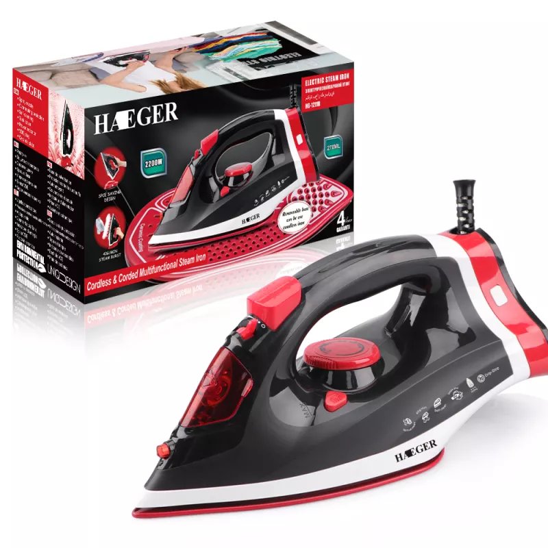Steam Iron Cordless Steam Generator Electric Iron