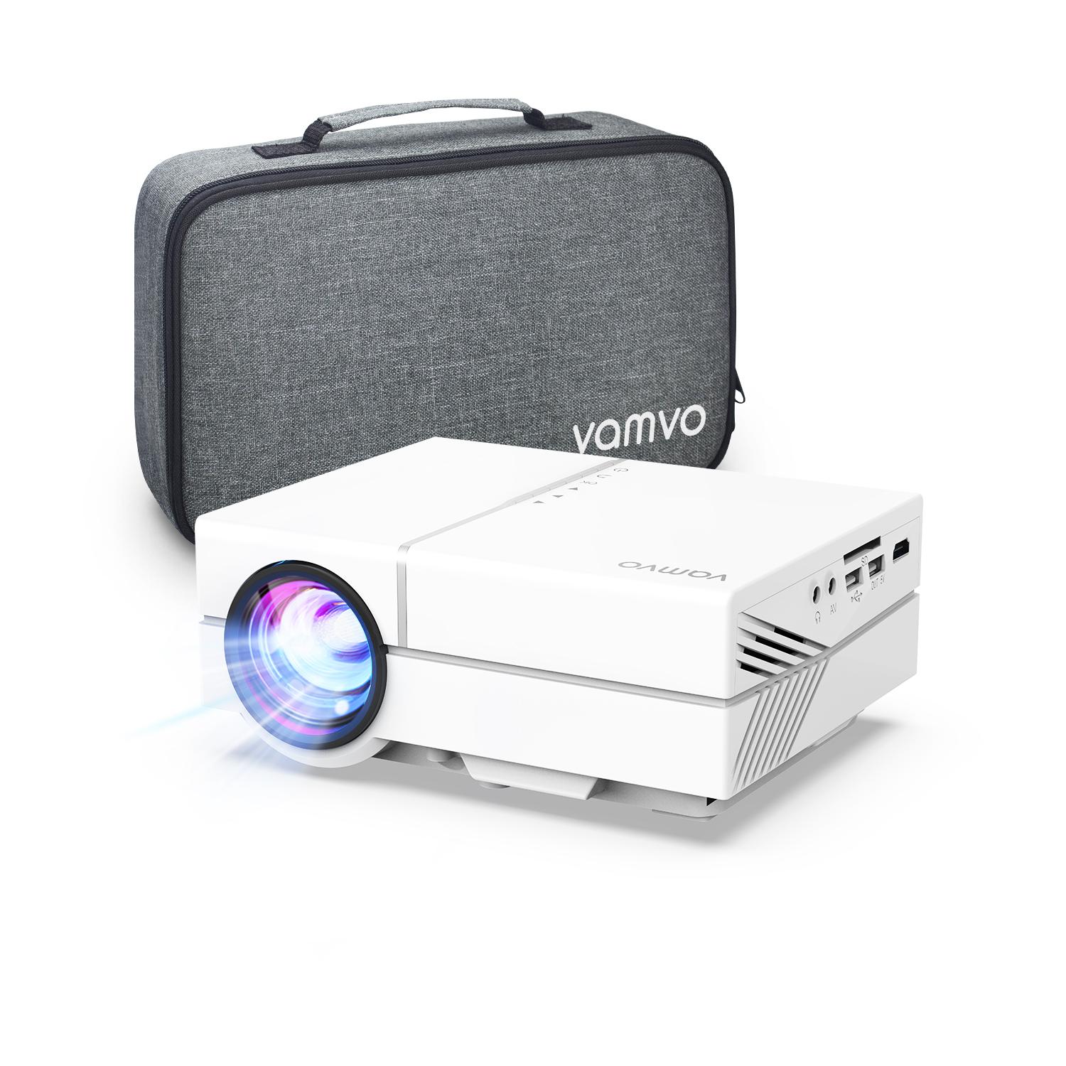 Portable 4K HD WiFi Smartphone Projector with 1500 Lumens