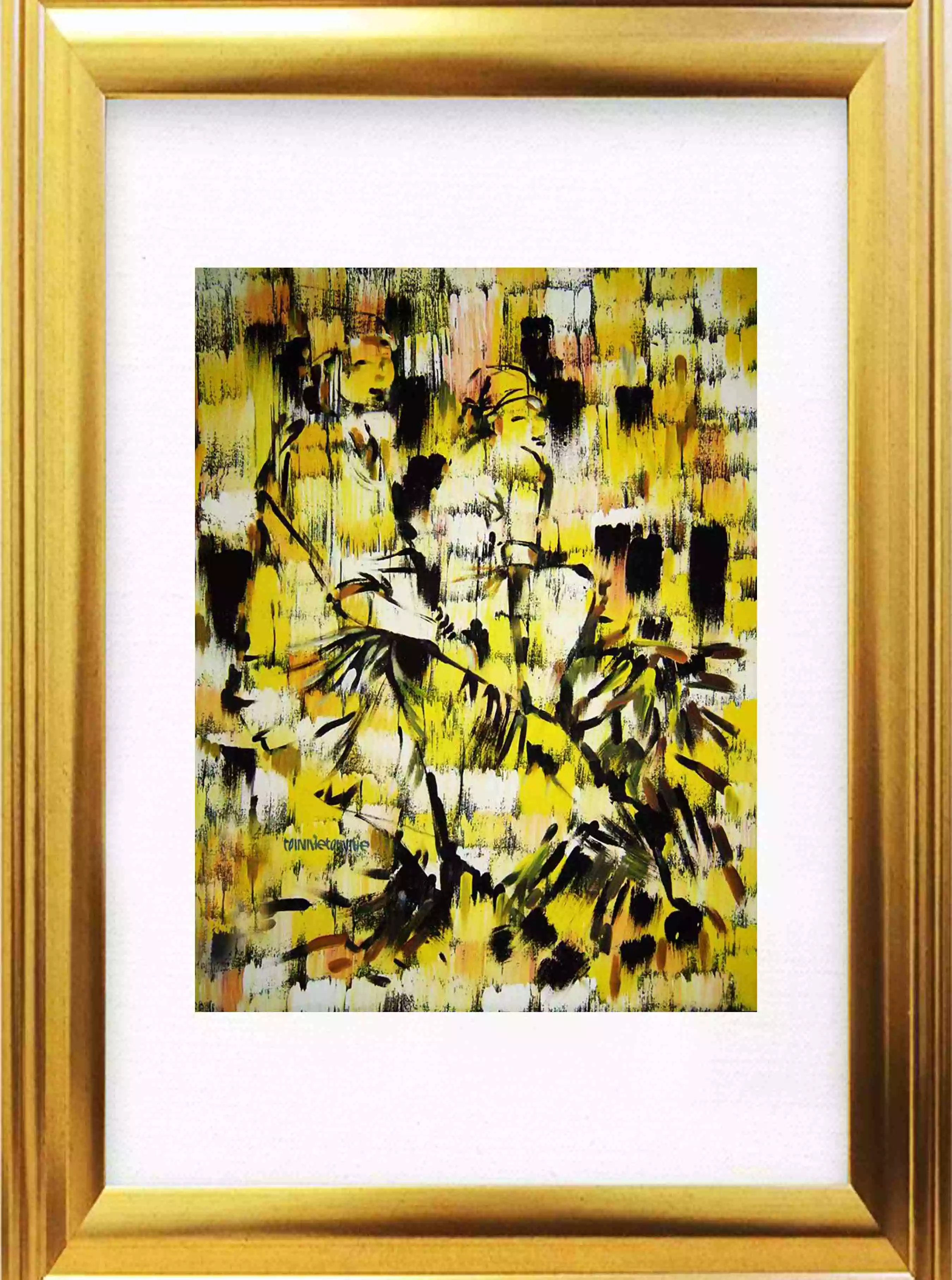 "Expectants (The Hoping Mums)" Original Acrylic Abstract Painting (30"x40")